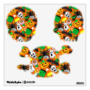 Halloween Spooky Candies Party    Wall Decal