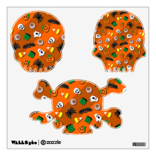 Halloween Spooky Candies Party Wall Decal