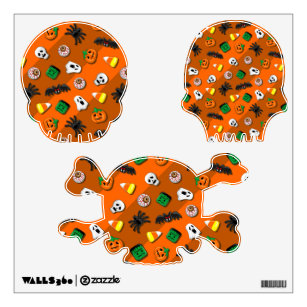 Halloween Spooky Candies Party    Wall Decal