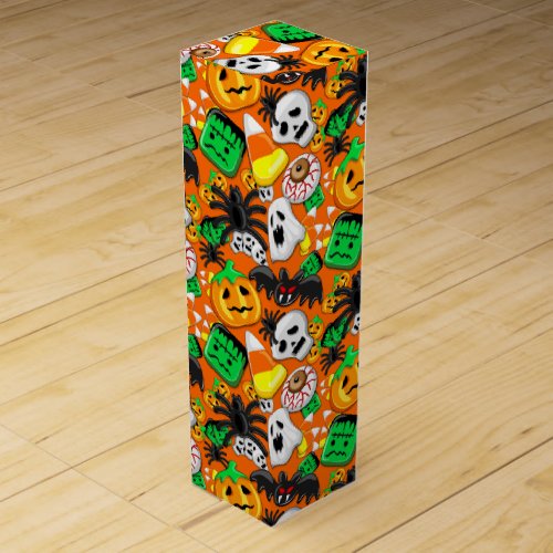 Halloween Spooky Candies Party    Wine Box