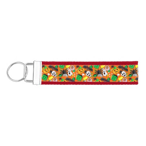 Halloween Spooky Candies Party     Wrist Keychain