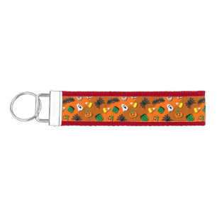Halloween Spooky Candies Party Wrist Keychain