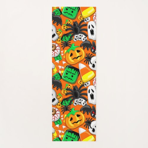 Halloween Spooky Candies Party    Yoga Mat