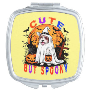 Halloween Spooky Cute Dog Artwork For Pet Lovers Compact Mirror
