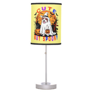 Halloween Spooky Cute Dog Artwork For Pet Lovers Table Lamp