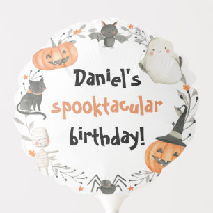 Halloween Spooky Cute Ghost Spooktacular Birthday Balloon