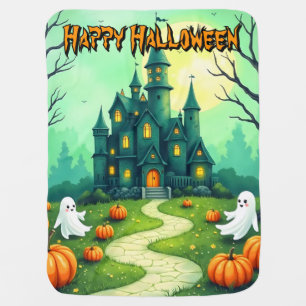 Halloween Spooky Cute Modern Collection Baby Blanket