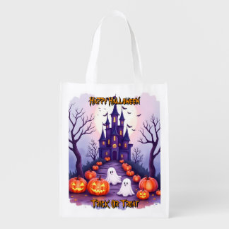 Halloween Spooky Cute Popular Collection Grocery Bag