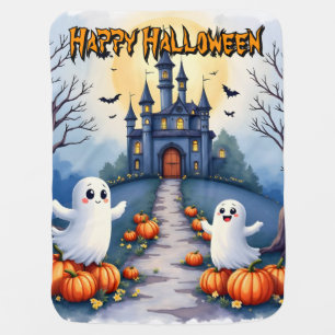Halloween Spooky Cute Trendy Collection Baby Blanket