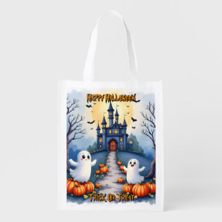 Halloween Spooky Cute Trendy Collection Grocery Bag