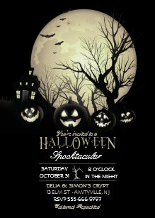 halloween invitations zazzle
