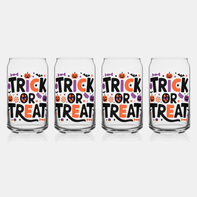 Halloween - spooky festivities can glass (Front)