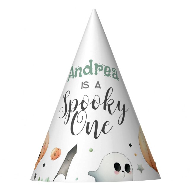 Halloween Spooky first one Party Hat (Front)