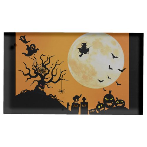 Halloween Spooky Fun Table Number Holder