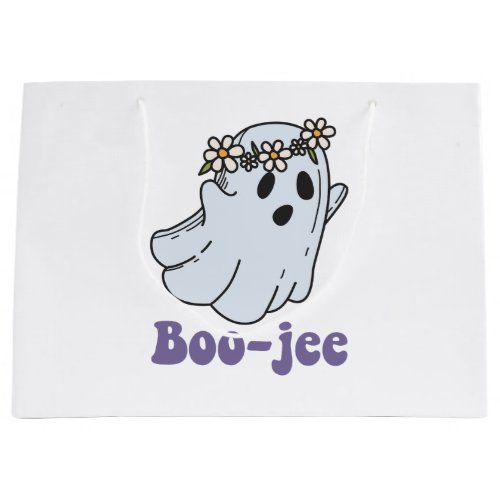 Halloween Spooky Ghost Boo Jee Boo  Large Gift Bag