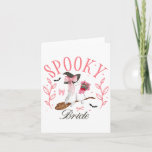 Halloween Spooky Ghost Bride Chelorette Last Boo C Card