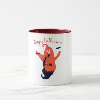 Halloween Spooky Ghost  Mug