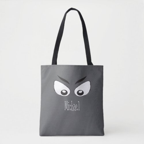Halloween Spooky Ghost Scary Whimsical Eyes Tote Bag