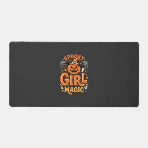 Halloween Spooky Girl Magic Desk Mat