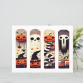 Halloween spooky goth bookmarks (Standing Front)