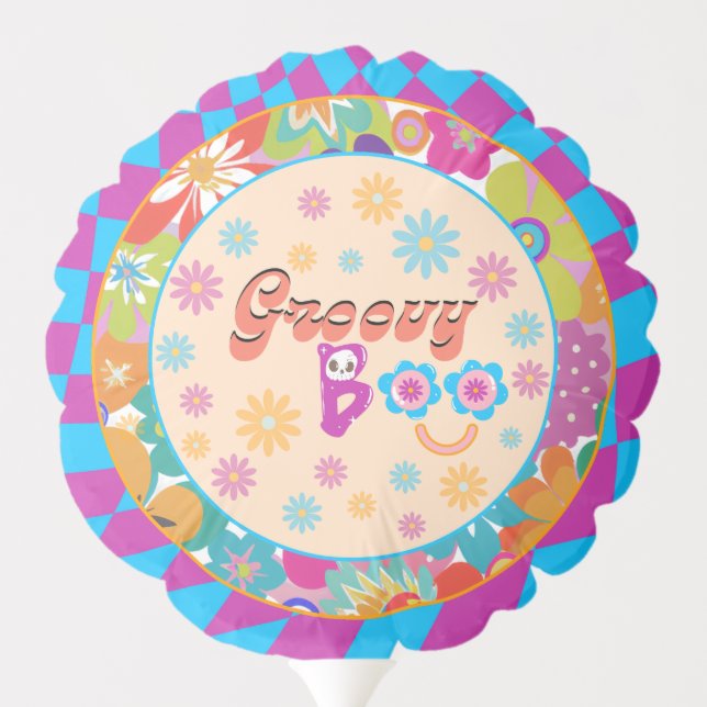 Halloween Spooky Groovy Party Balloons (Back)