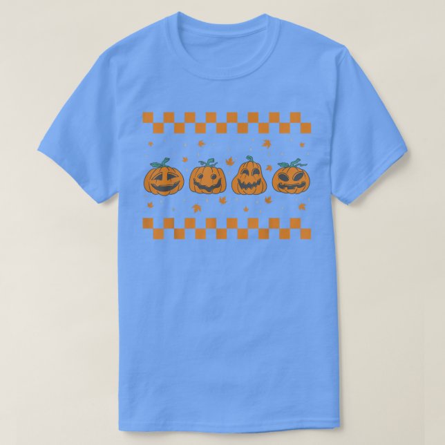 Halloween Spooky Hello Pumpkin Season Costume Cott T-Shirt (Design Front)