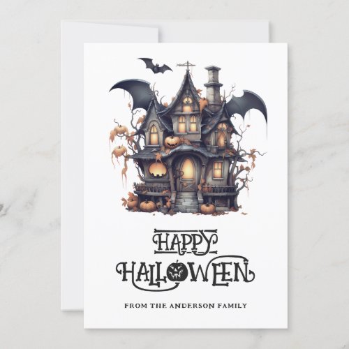 Halloween Spooky Holiday Card