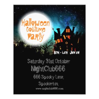 Halloween Spooky House Flyer