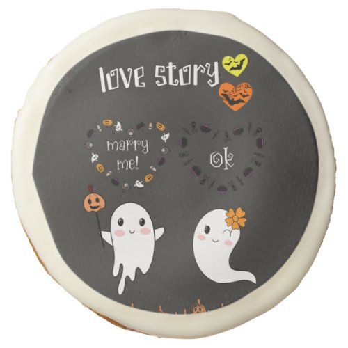 Halloween Spooky Love Story_ She Said YES Cookies