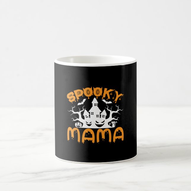 Halloween Spooky Mama Birthday Coffee Mug (Center)
