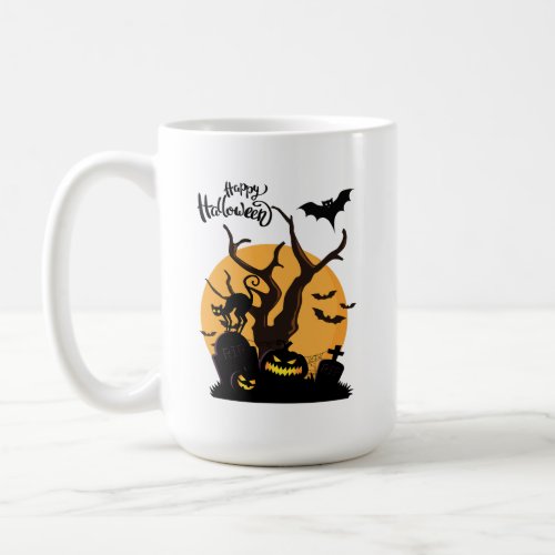 Halloween Spooky Night Silhouettes  Coffee Mug