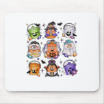 Halloween Spooky Nugget Cute Scary Movie Character Mouse Pad