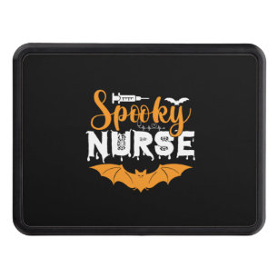 Halloween Spooky Nurse Birthday Hitch Cover