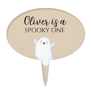 Halloween Spooky One 1st Birthday Cake Pick