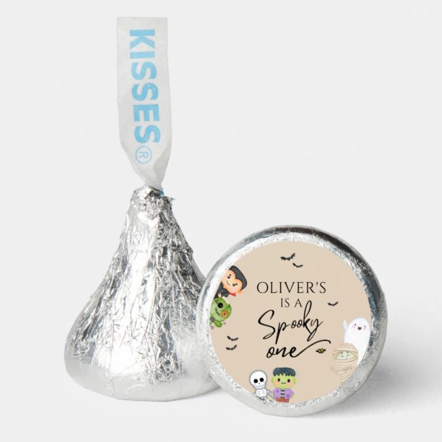 Halloween Spooky One 1st Birthday Hershey®'s Kisses® (Front)