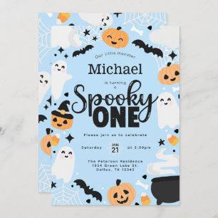 Halloween Spooky One Birthday Party Invitation