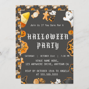 HALLOWEEN SPOOKY PARTY INVITATION