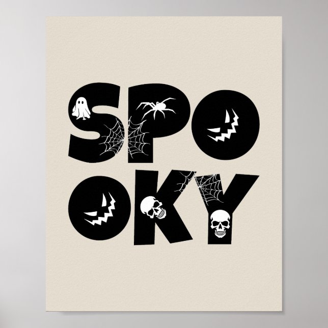 Halloween spooky  poster (Front)