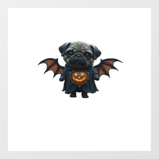 Halloween Spooky Pug Classic T-Shirt Floor Decals