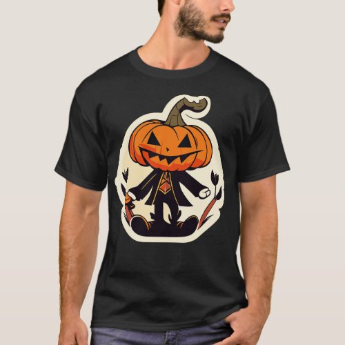 Halloween Spooky Pumpkin 1 T_Shirt
