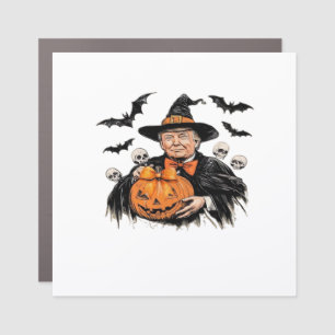 Halloween Spooky Pumpkin Car Magnet