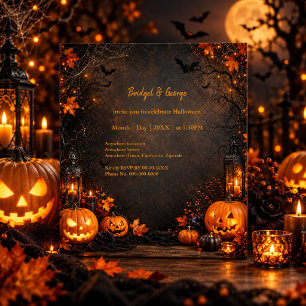 Halloween Spooky Pumpkin Dark Vintage Gothic