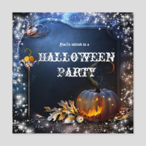 Halloween Spooky Pumpkin Magic Party Invitation