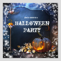 Halloween Spooky Pumpkin Magic Party Invitation