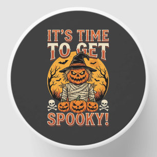 Halloween Spooky Pumpkin Scarecrow Vintage Mini Candle Favors