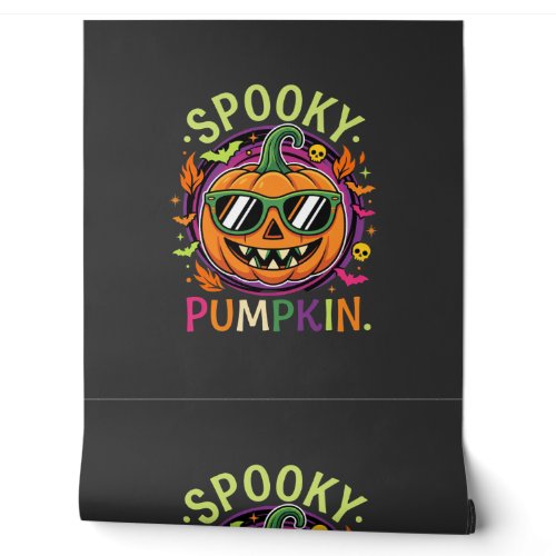 Halloween Spooky Pumpkin Sunglasses Vector Wallpaper