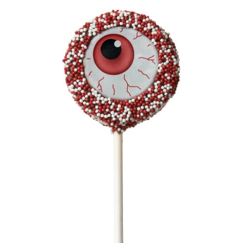 Halloween Spooky Red Eye   Chocolate Covered Oreo Pop