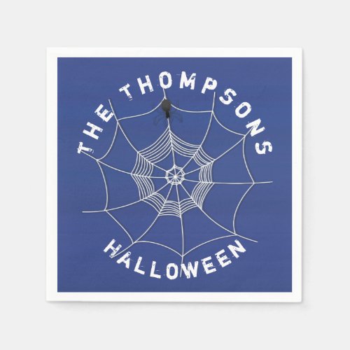Halloween Spooky Scary Cute Spider Web Napkins