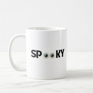 Halloween spooky scary eye simple cute coffee mug