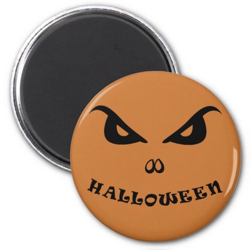 Halloween spooky scary face magnet